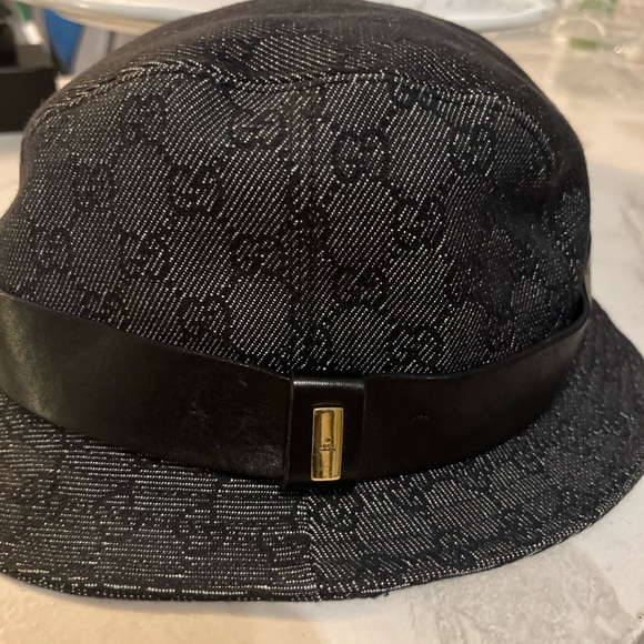 Black Gucci Hat GUC - Picture 1 of 3